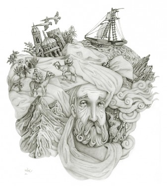 The parrot and the Merchant-Rumi